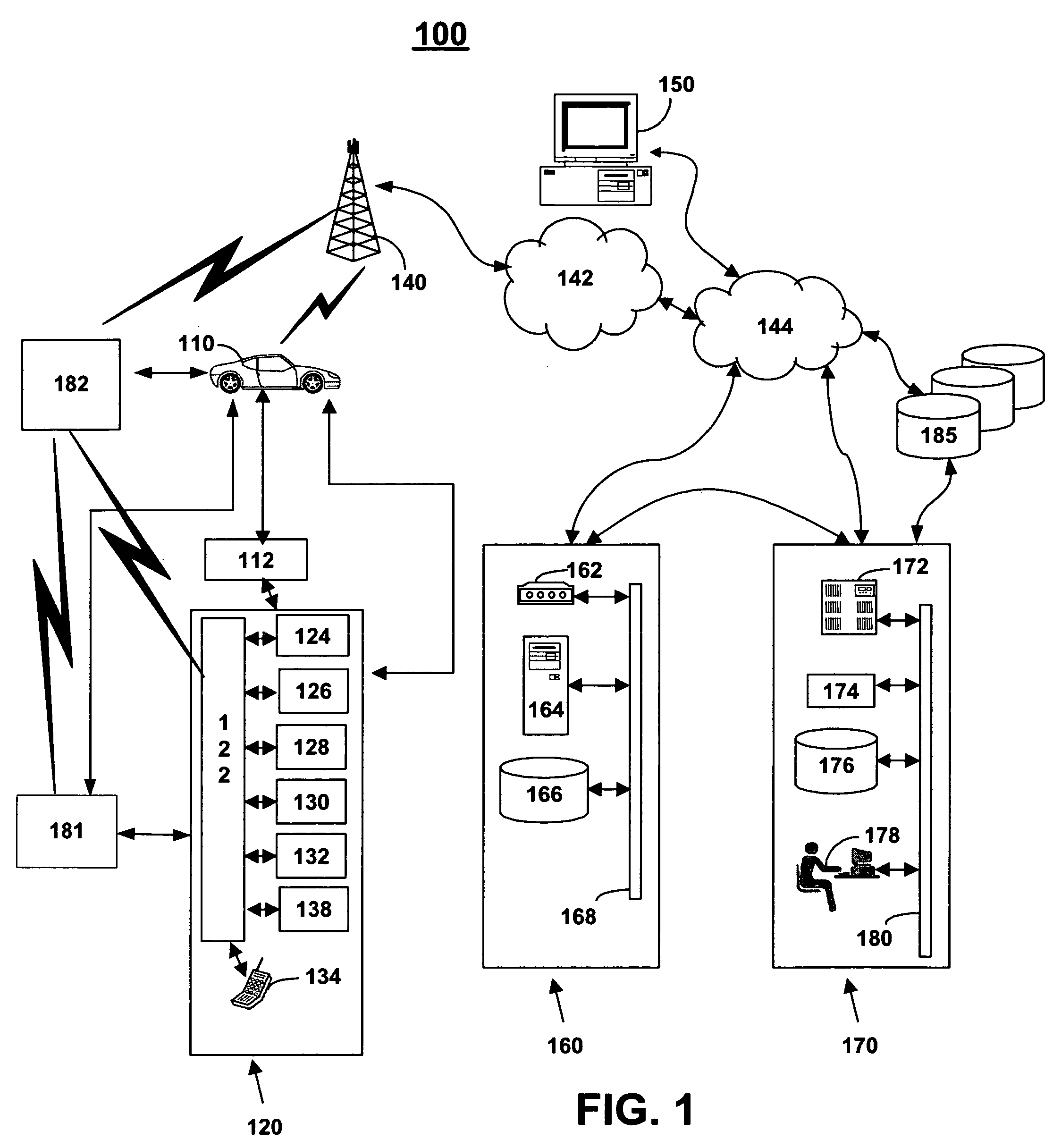 System and method for data storage and diagnostics in a portable communications device interfaced with a telematics unit