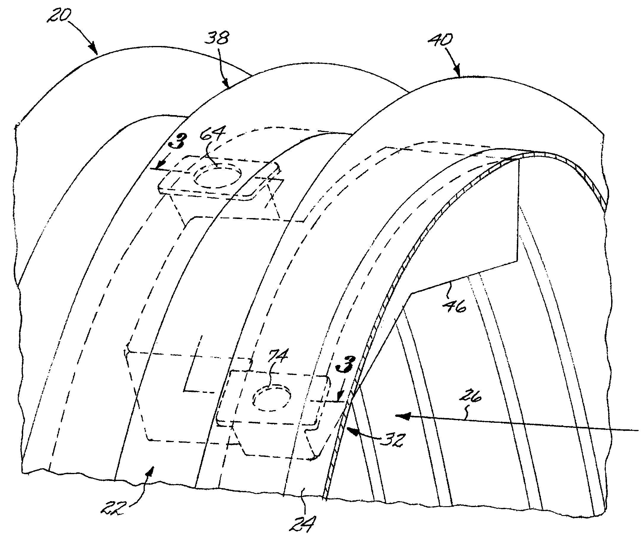 Heat exchanger system having manifolds structurally integrated with a duct
