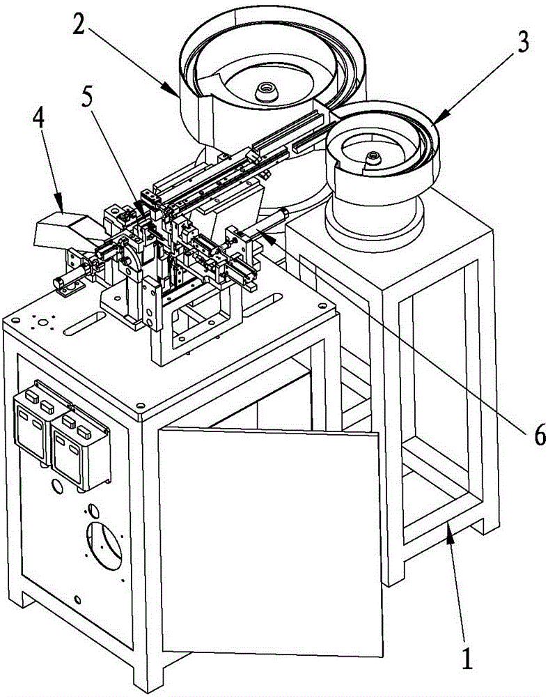 Automatic spring assembling machine
