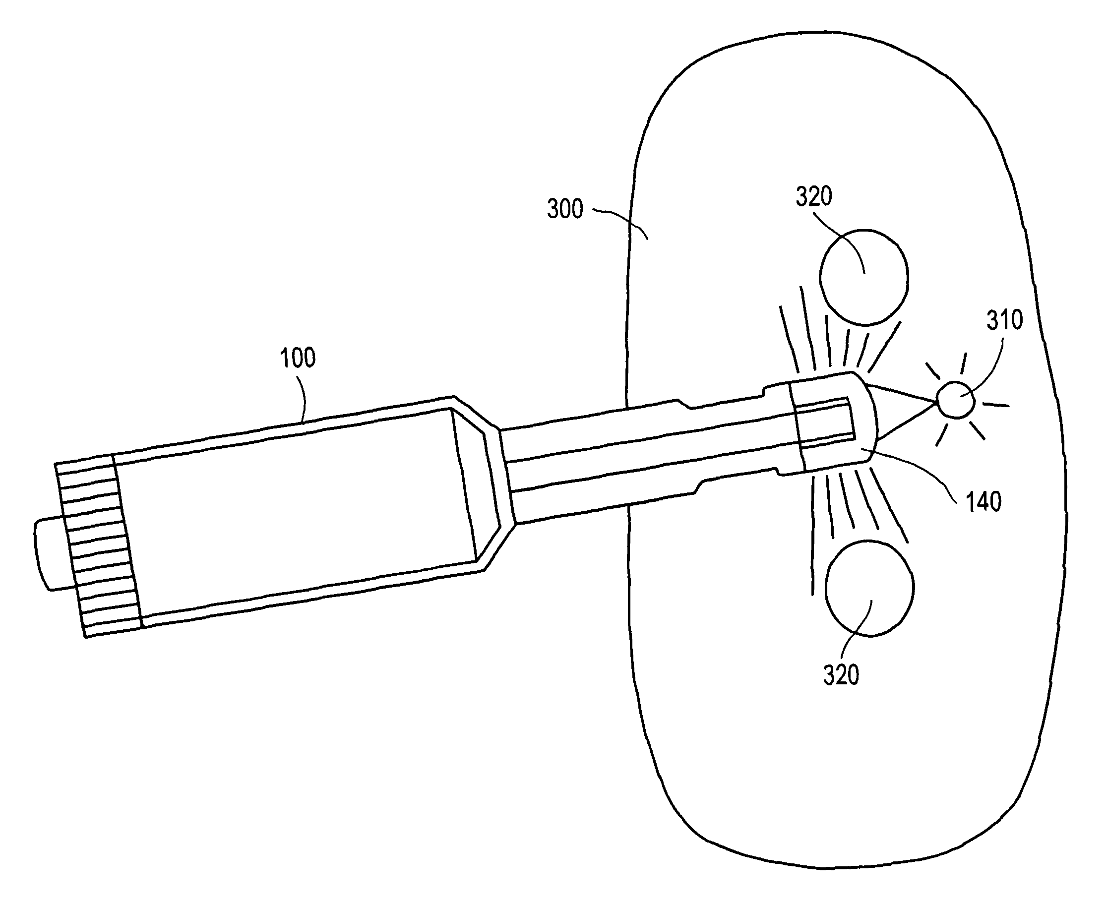 LED lighting apparatus and method of using same for illumination of a body cavity