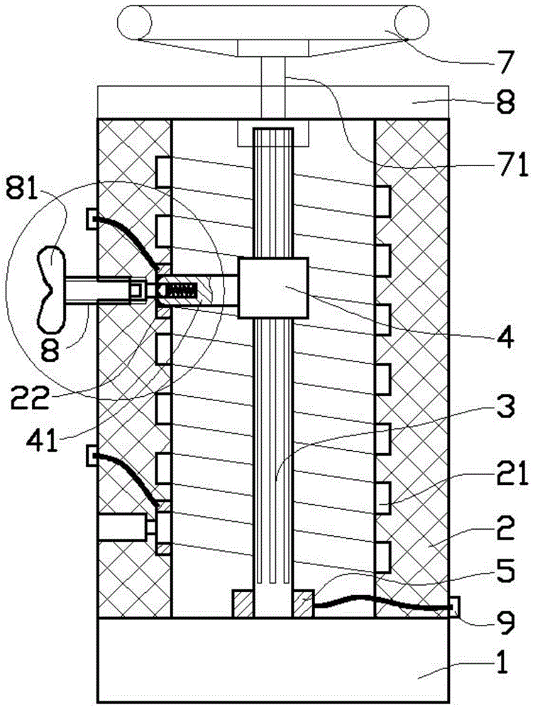 Multi-point spiral timing circuit connection device