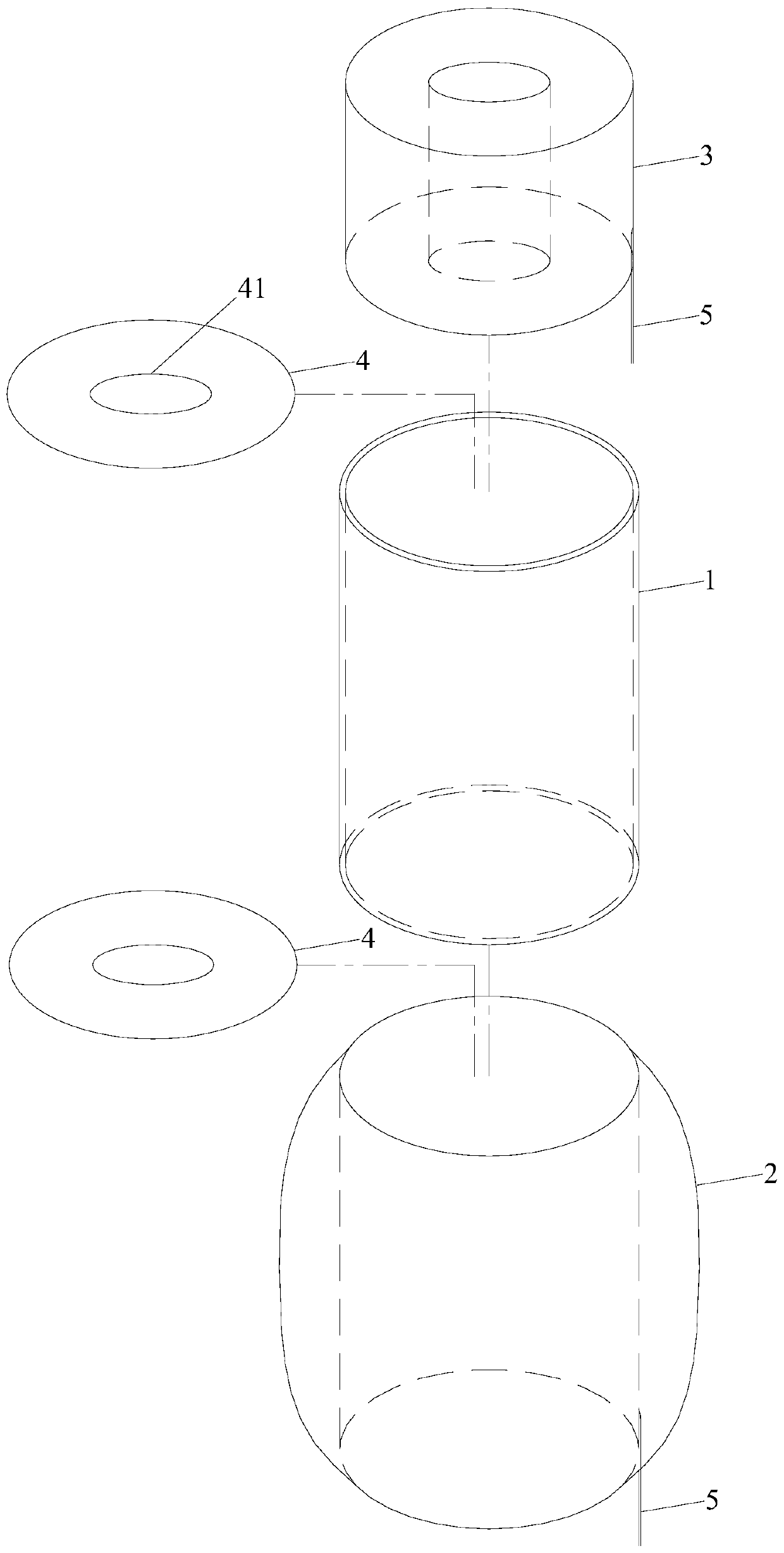 Anti-off, anti-leakage, anti-backflow, fixing and protection device for endoscope