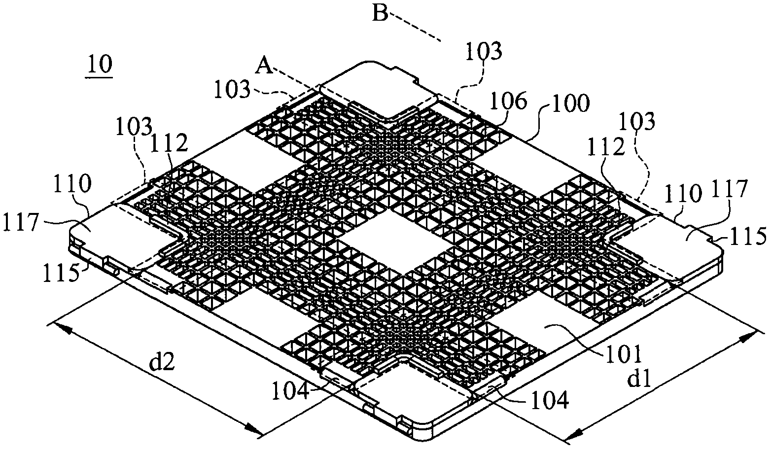 Locating plate