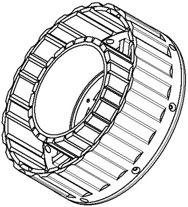 Magnetic steel array of permanent magnet dual-rotor motor