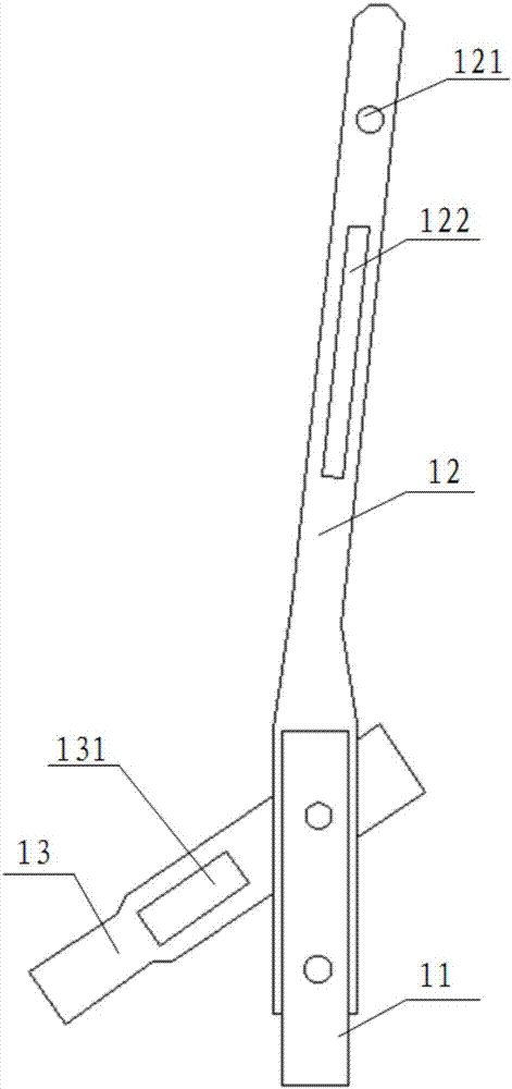 Auxiliary device in intramedullary nail internal fixation operation