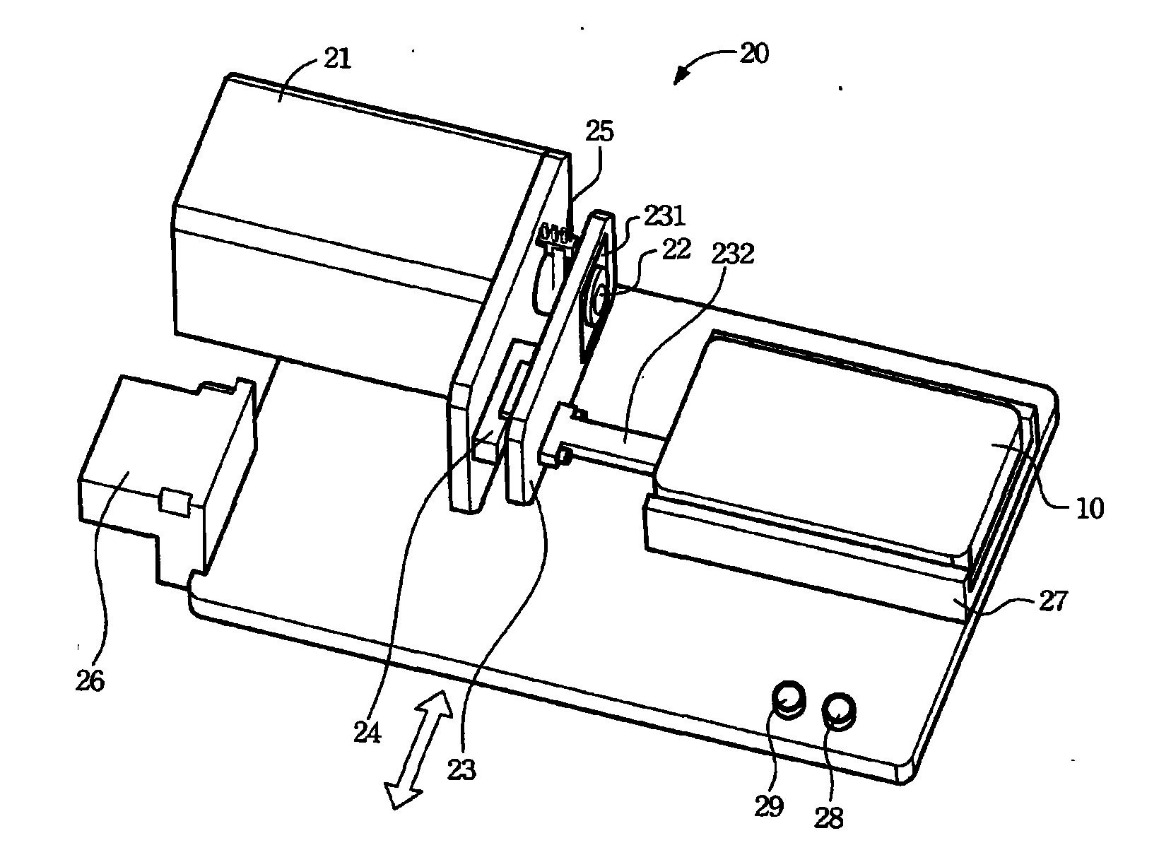 Service life detecting device for switching key