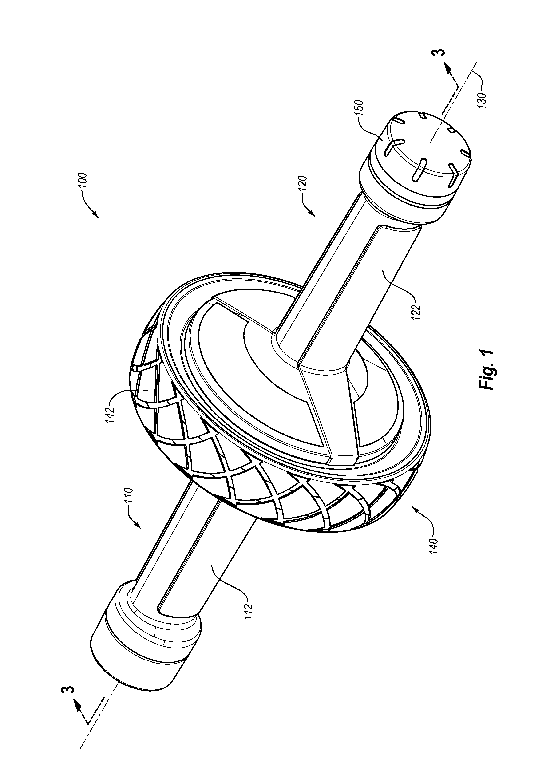 Hand-Held Combination Exercise Device
