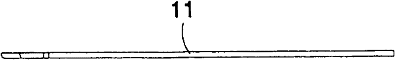 Thread guiding device for a thread changing device