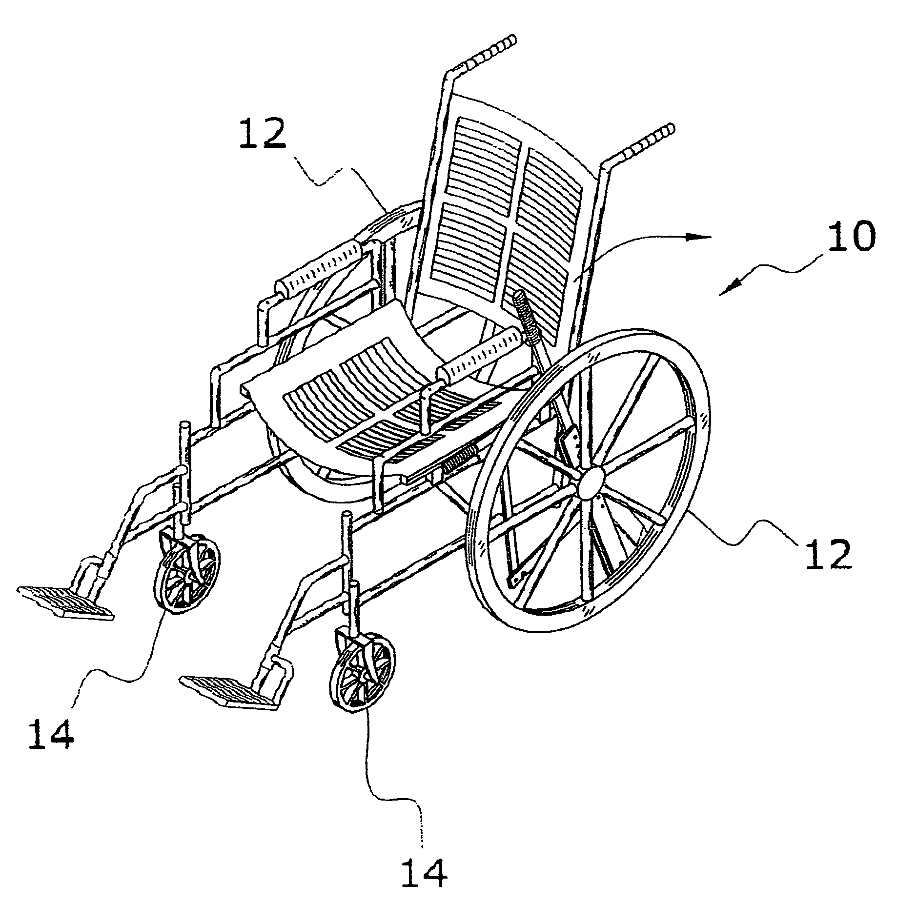 Wheelchair wheel positioning system