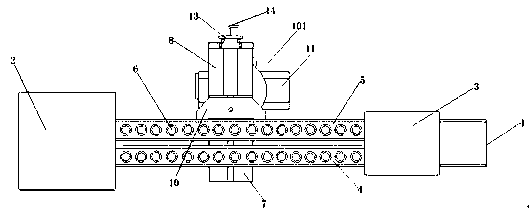 Lathe head device capable of adjusting direction of main shaft