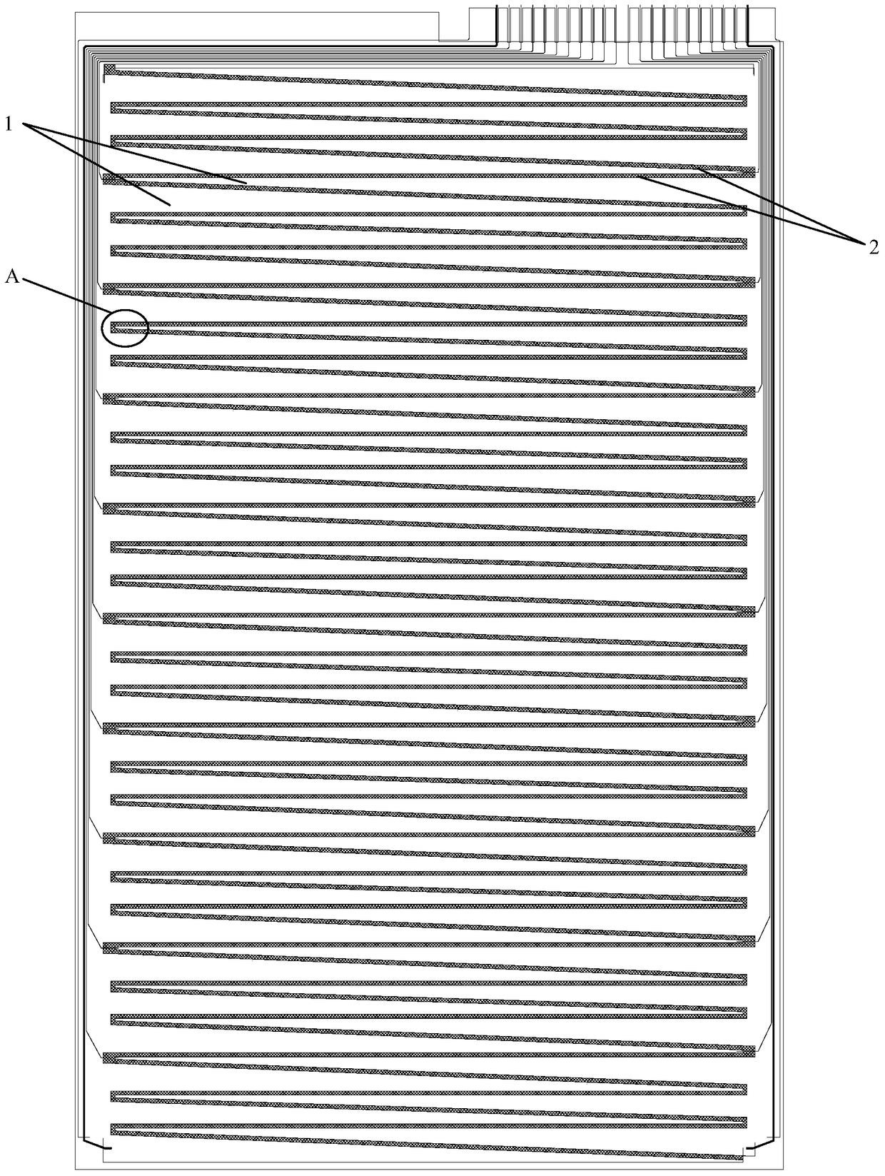 Etching method of indium tin oxide thin film of capacitive touch panel and its gap part