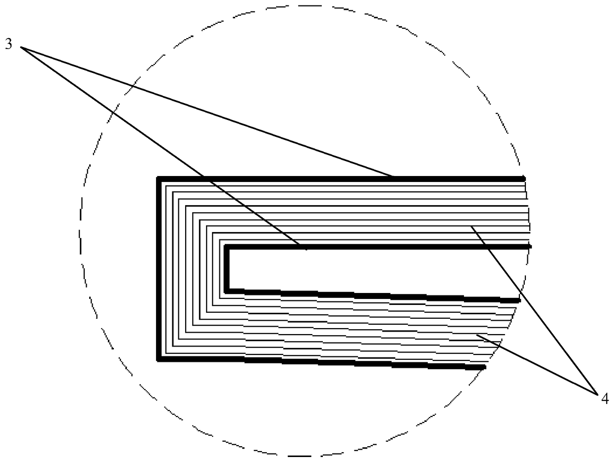 Etching method of indium tin oxide thin film of capacitive touch panel and its gap part