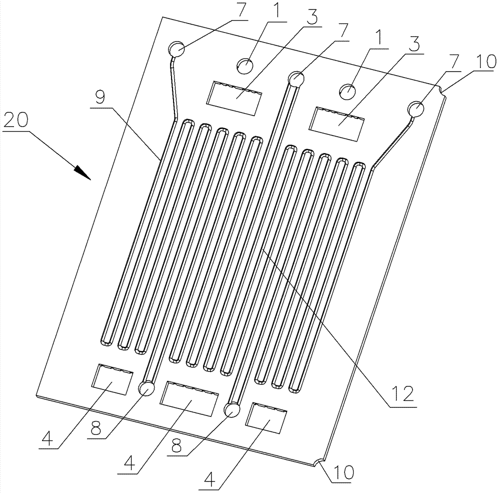 Proton exchange membrane fuel cell based on phase-change heat transfer and bipolar plate thereof