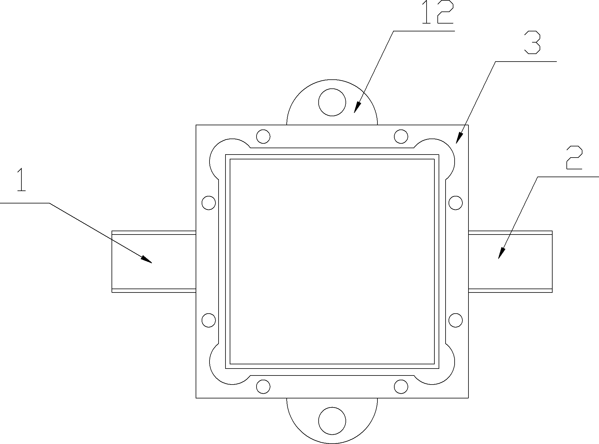 Strong-electromagnetic pulse protection device of ultra-short wave communication frequency range