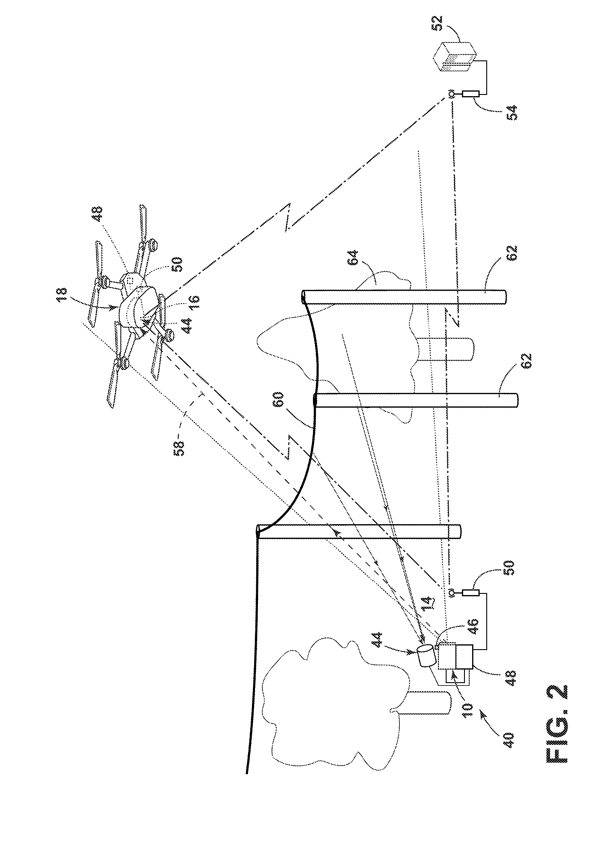 System and methods of detecting an intruding object in a relative navigation system