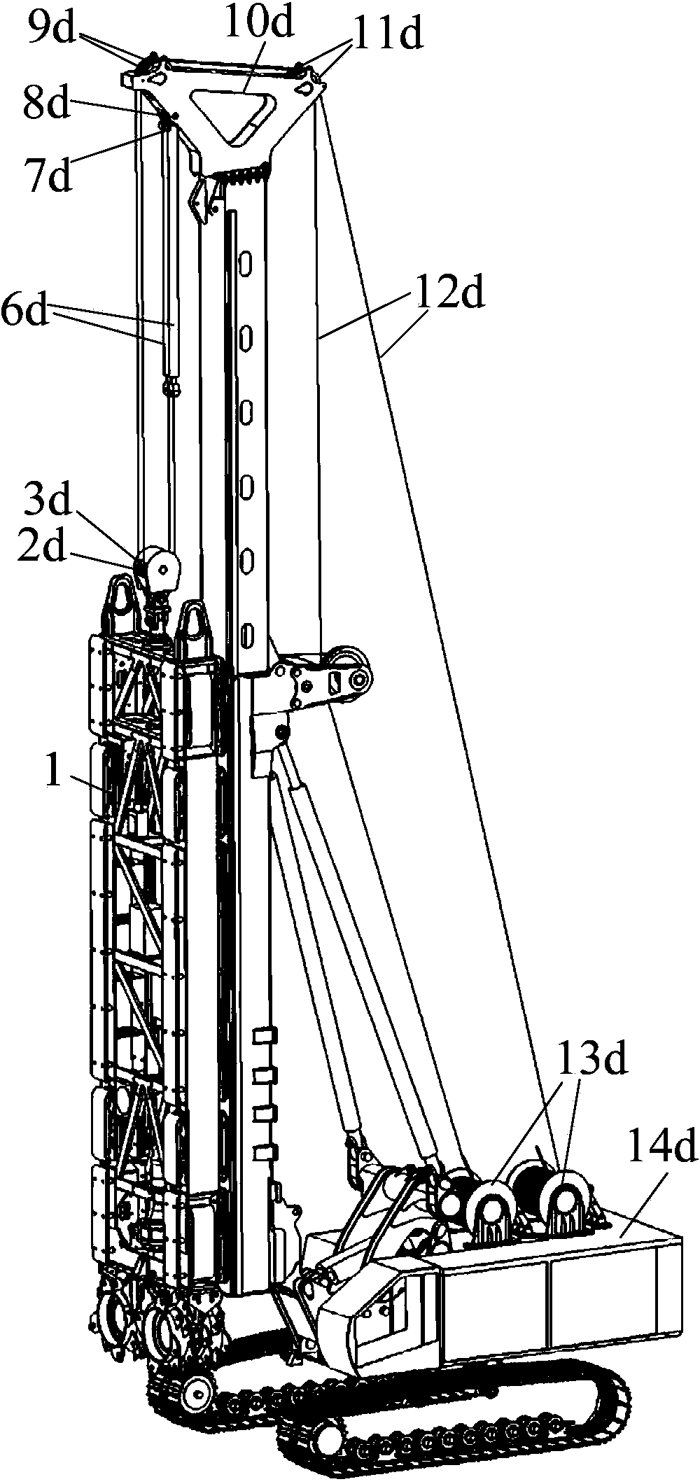 Feeding device of double-wheel slot milling machine and double-wheel slot milling machine