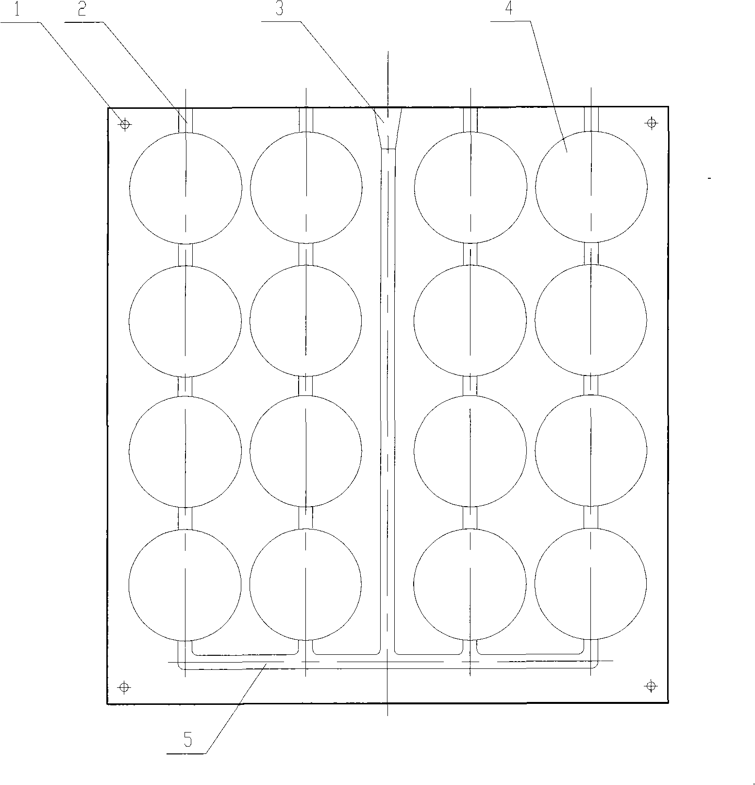 Method for preparing large-size ceramic grinding ball and mould