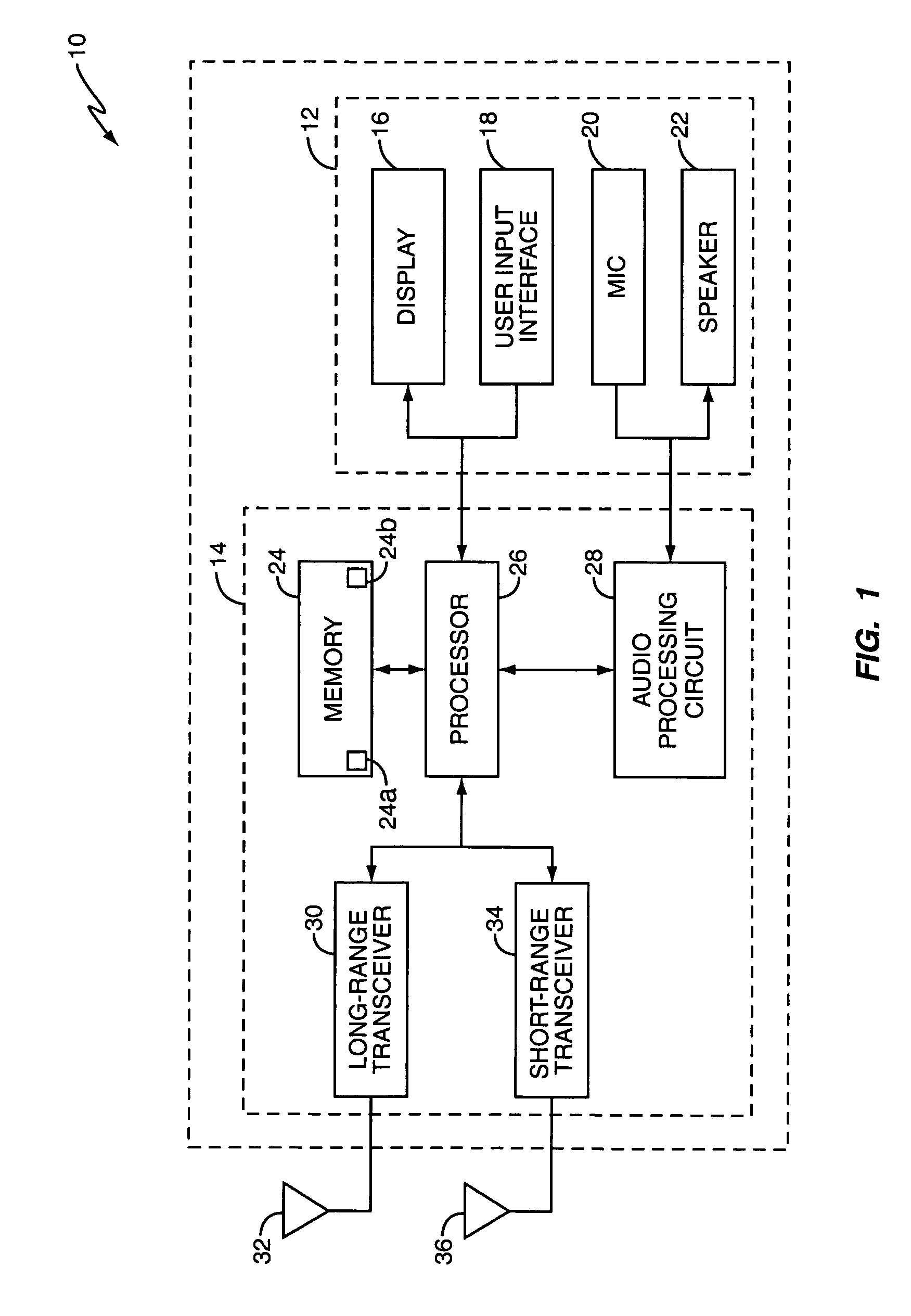 Updating presence in a wireless communications device
