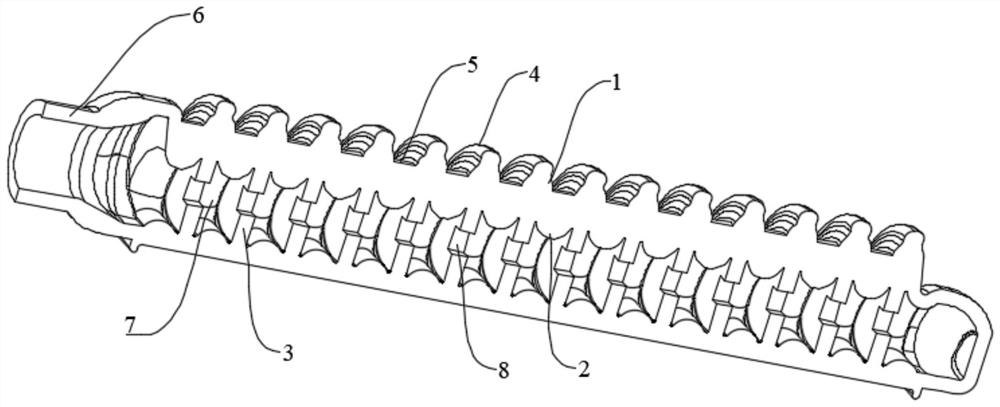 Bionic bamboo joint type soft actuator