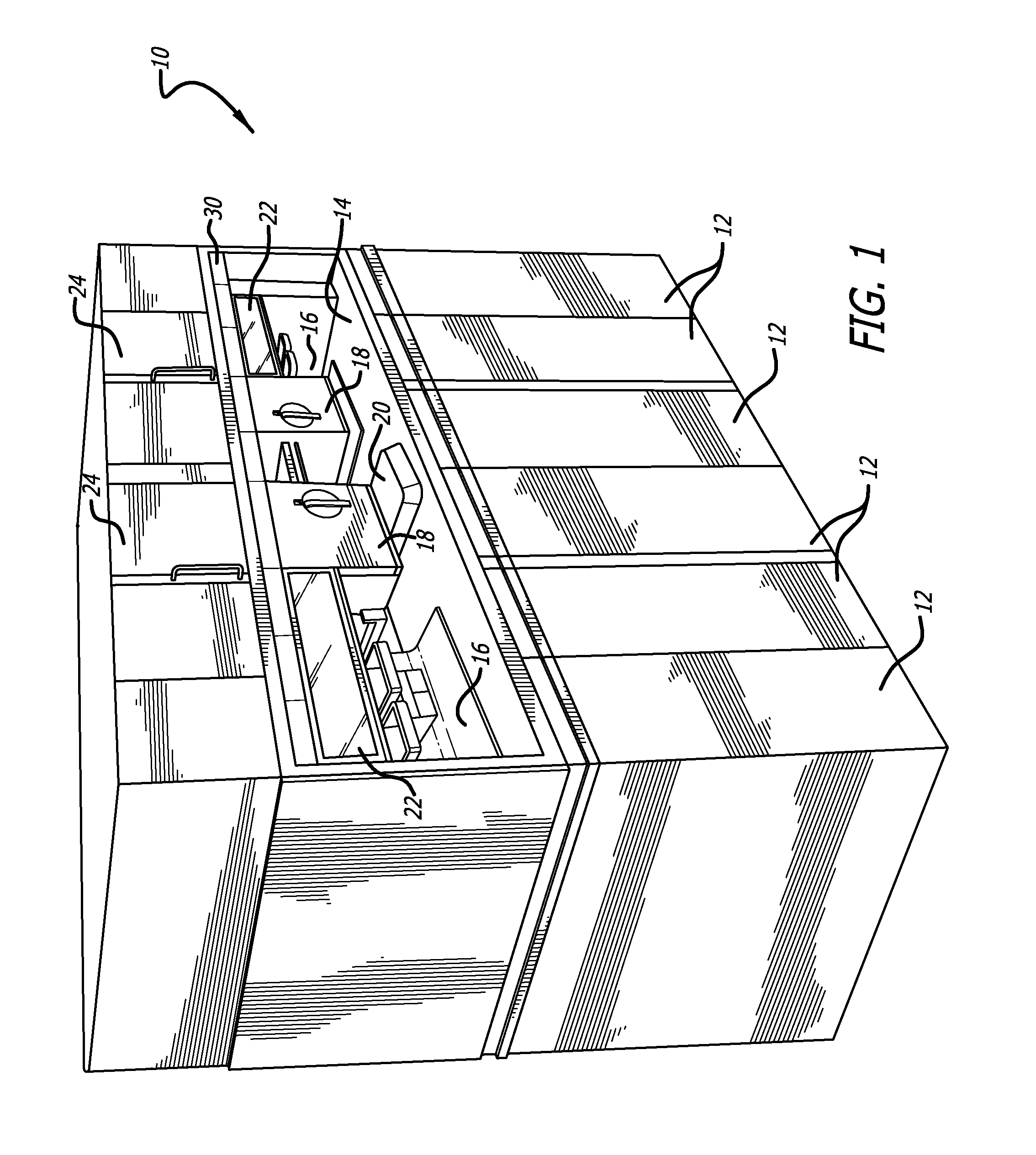 Integrated aircraft galley and appliance operating system