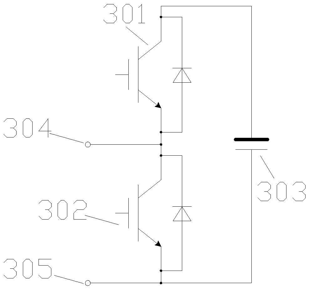 A mmc sub-module circuit with DC side fault blocking capability