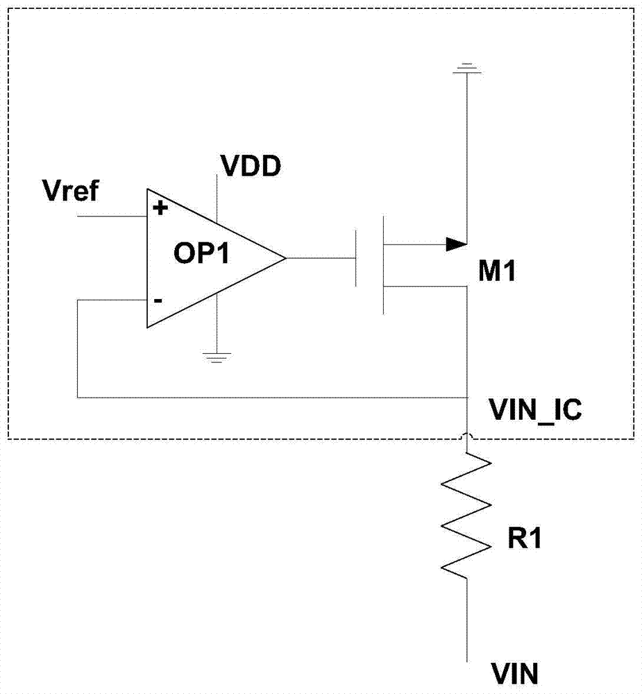Negative Voltage Clamp Circuit
