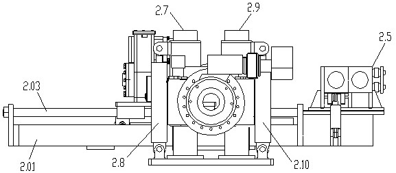 Drill carriage device for intelligently and automatically feeding drill rods for coal mine