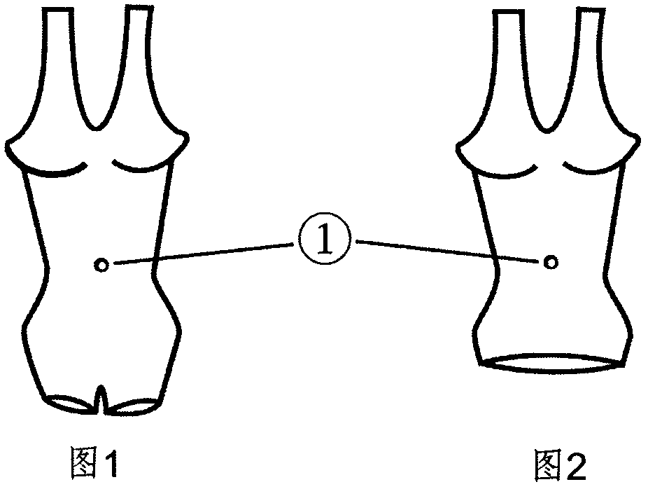 Dressing method and product of midriff-baring clothes for baring waist and abdomen