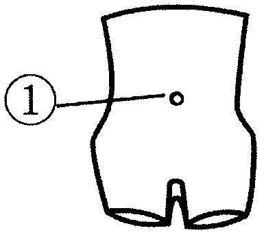 Dressing method and product of midriff-baring clothes for baring waist and abdomen