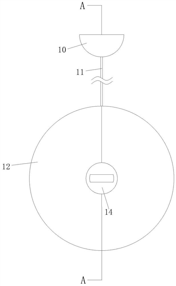 Single-row amplitude experiment teaching device with protection function