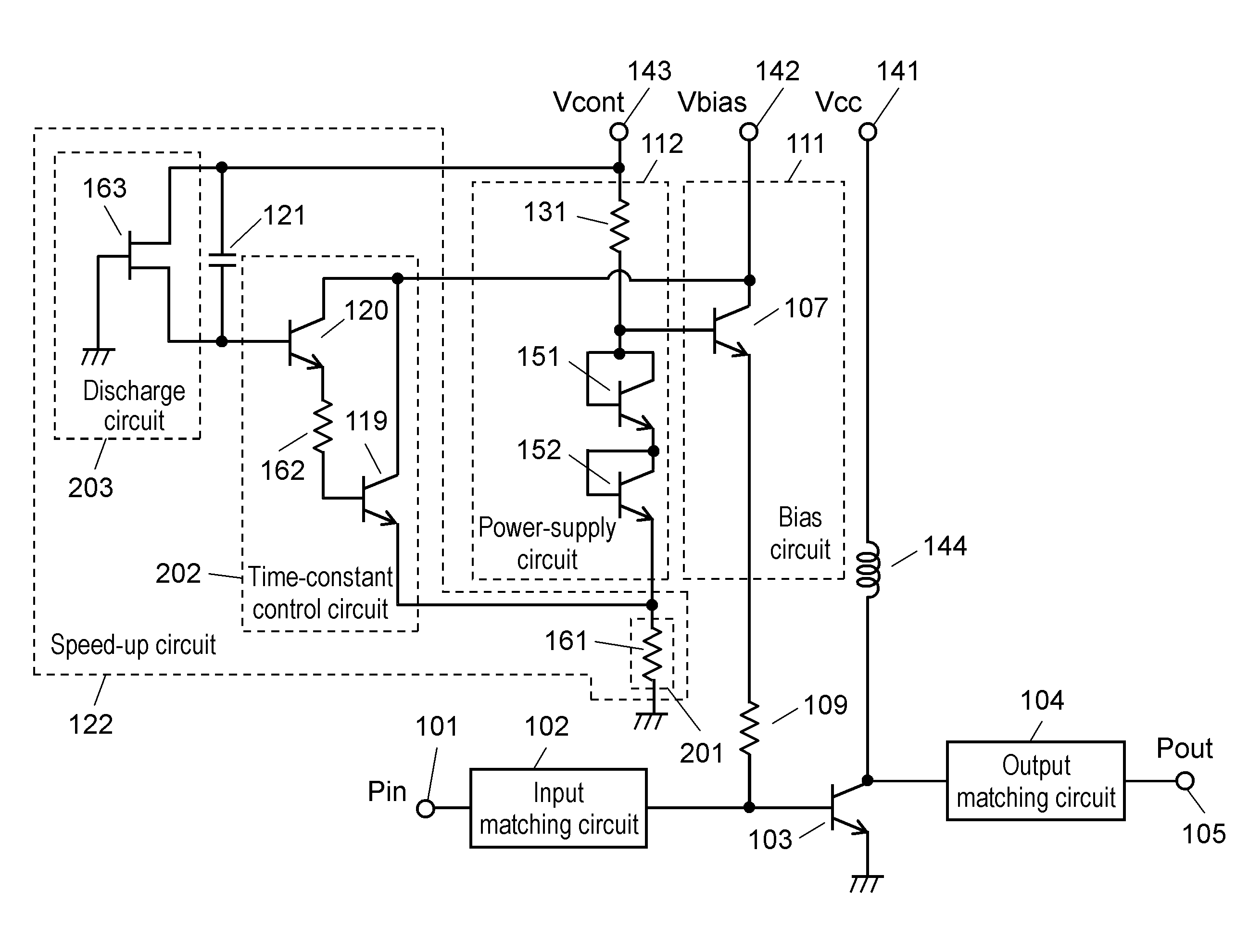 High frequency power amplifier