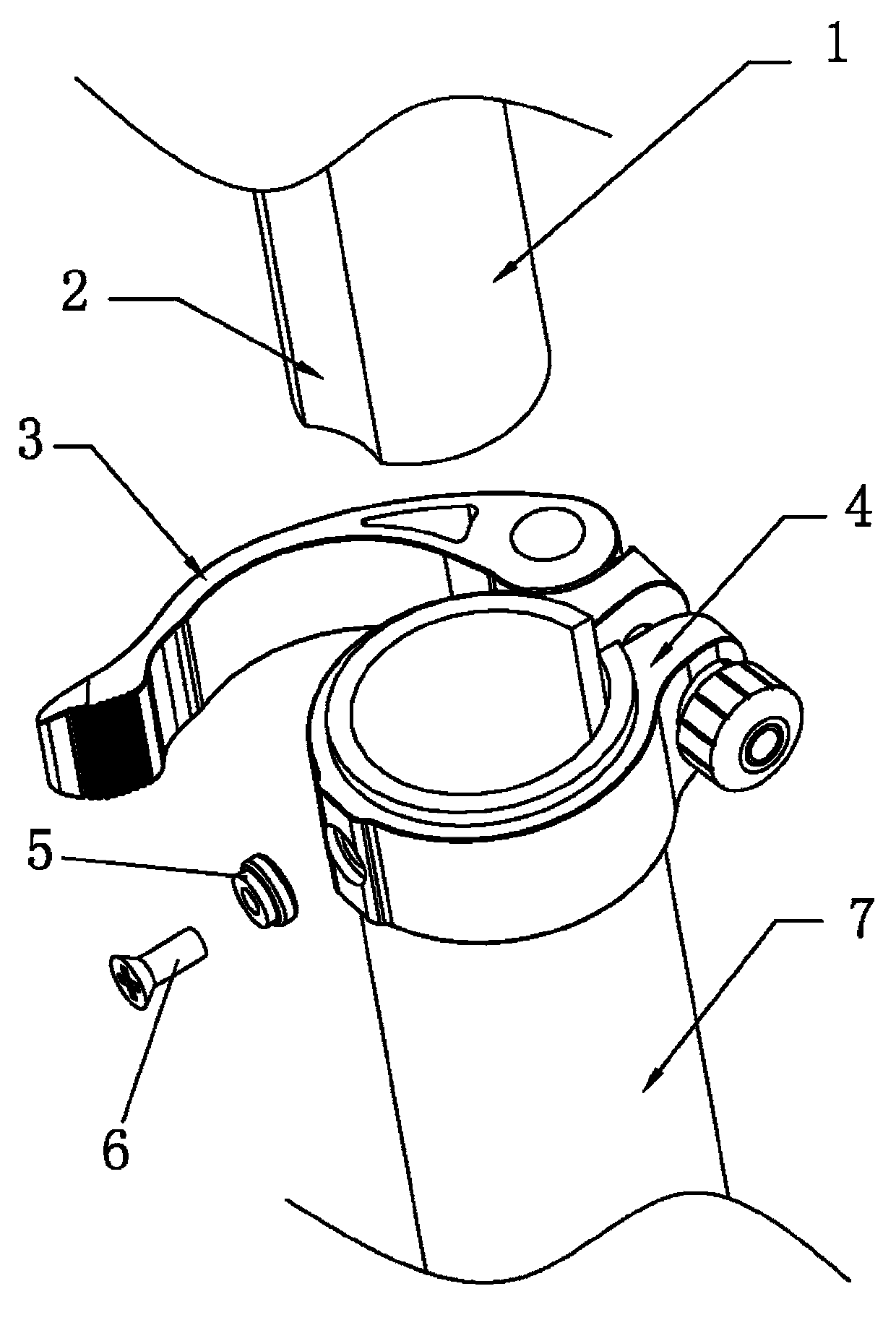 Locking device of telescopic pipe