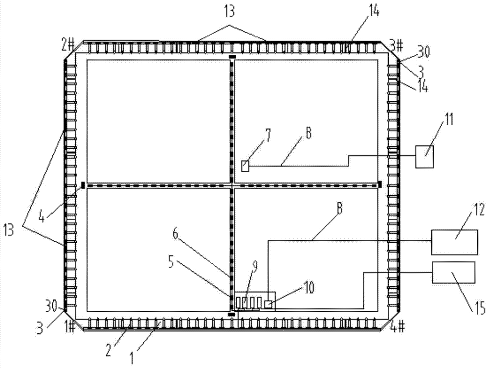 Intelligent cold-state furnace dynamic state measurement system and method suitable for large boilers