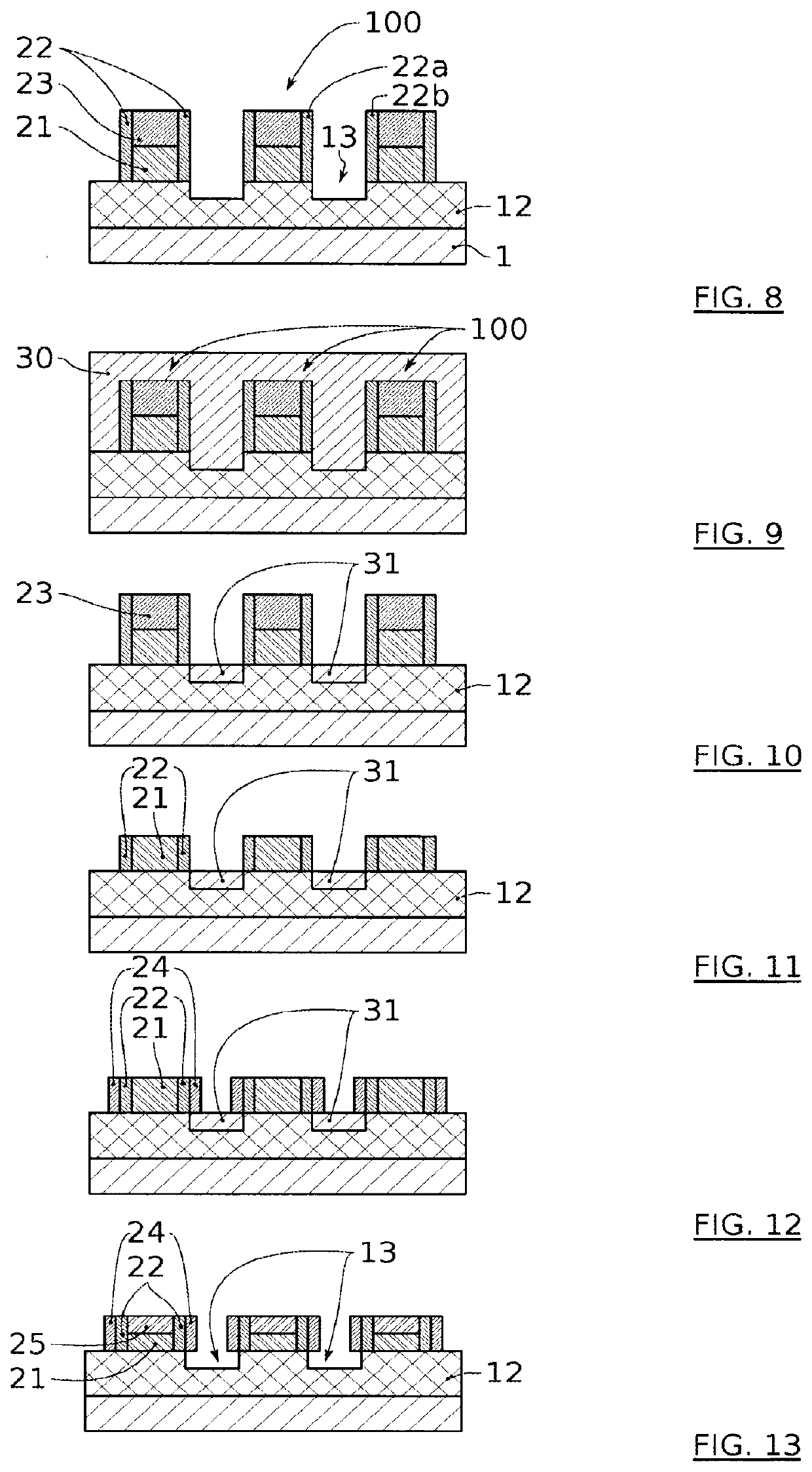 Process for manufacturing micro-electronic components