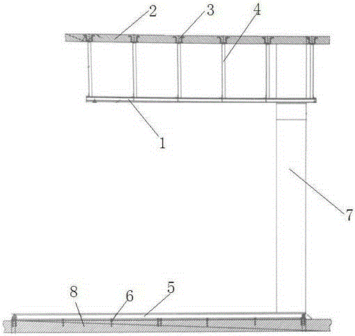 Single-pillar single-track stereoscopic parking equipment without avoidance