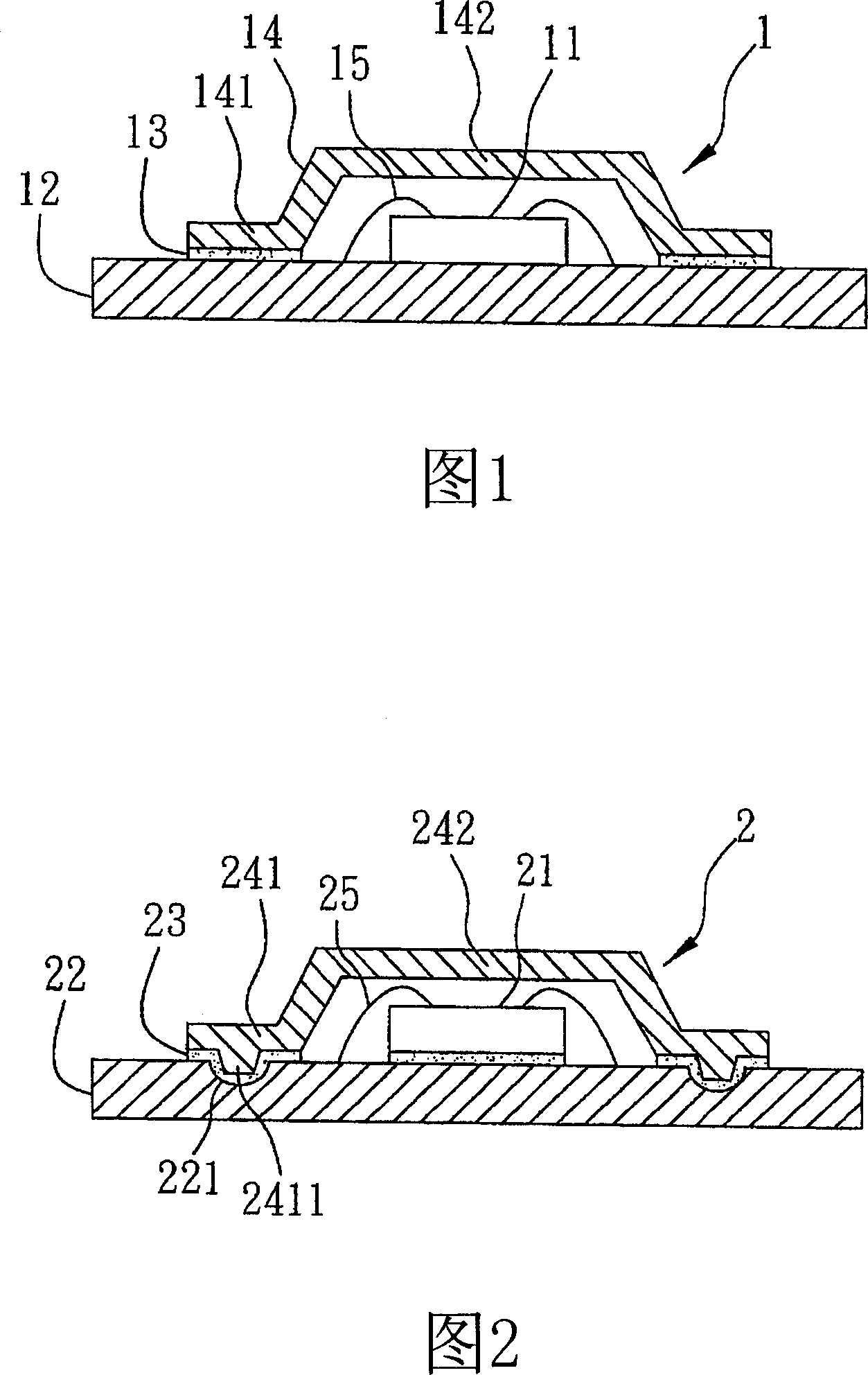 Semiconductor packaging structure and method for making the same