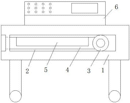 Solar textile machinery recycling frame with self-discharging function