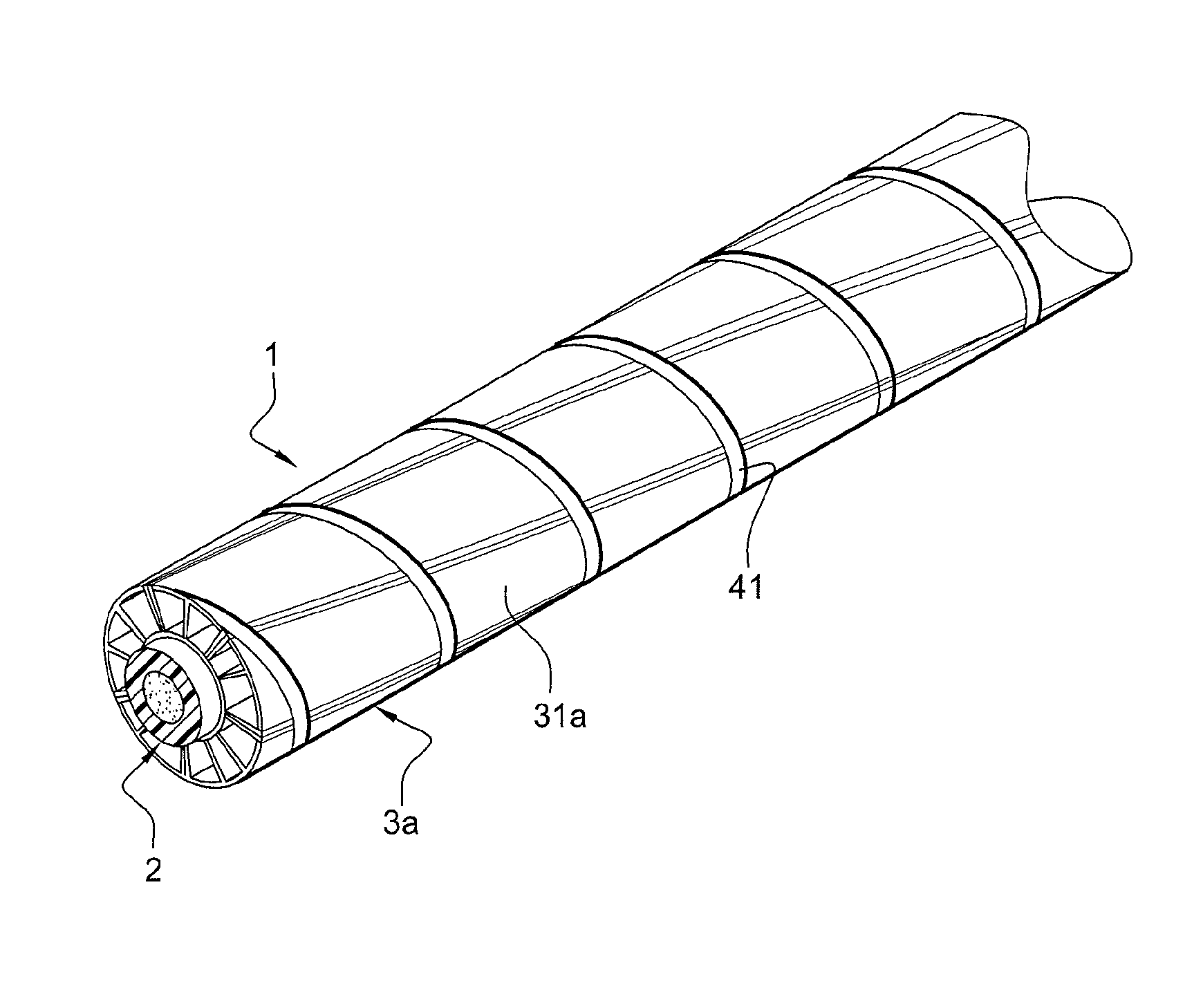 External protection for direct electric heating cable