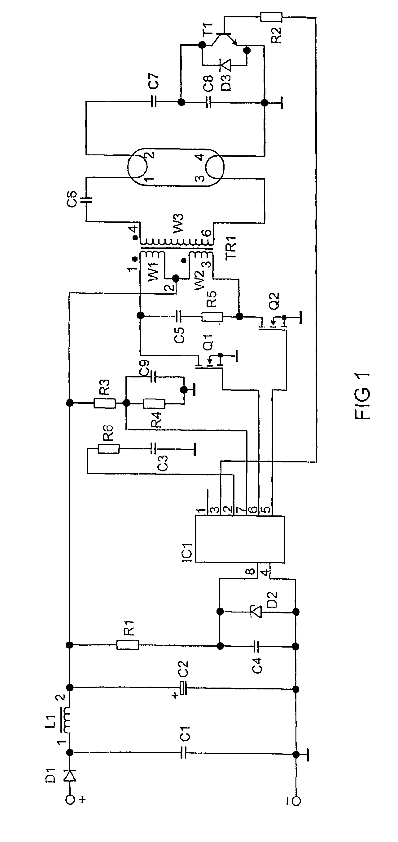 Electronic Ballast For A Low-Pressure Discharge Lamp With A Micro-Controller