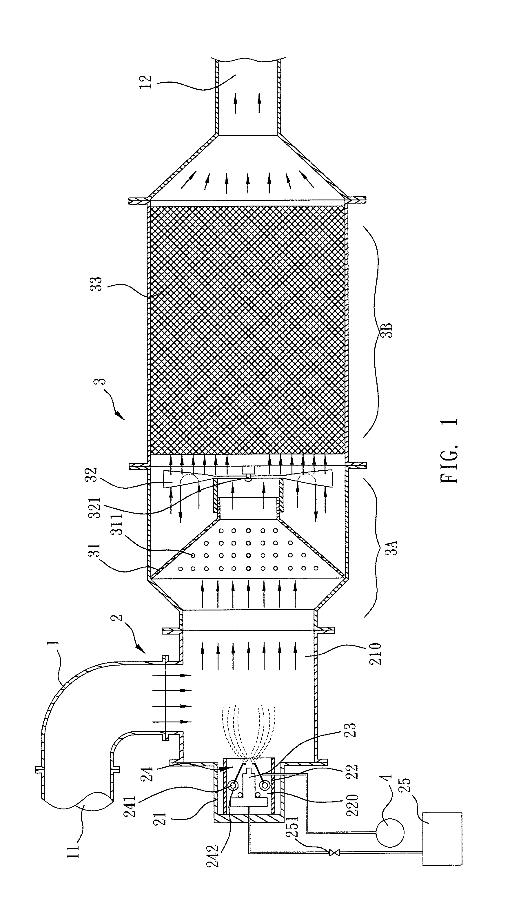 Black smoke burning and purifying apparatus for vehicle exhaust