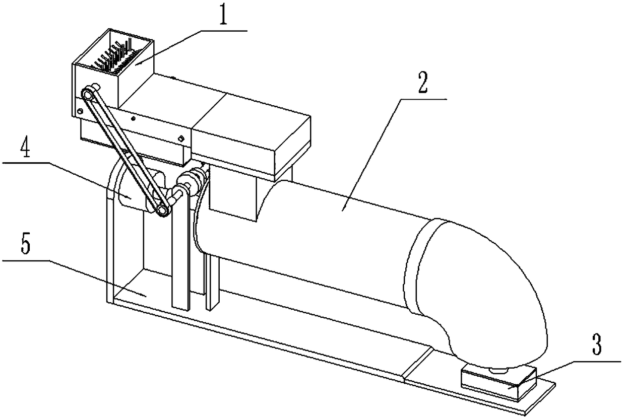 Curing forming device for civil sludge treatment
