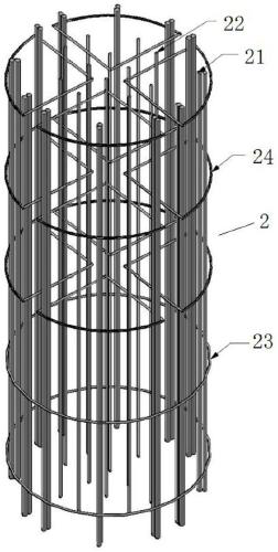 Structure for installing special-shaped reinforcement cage in steel column of conversion layer and construction method of structure