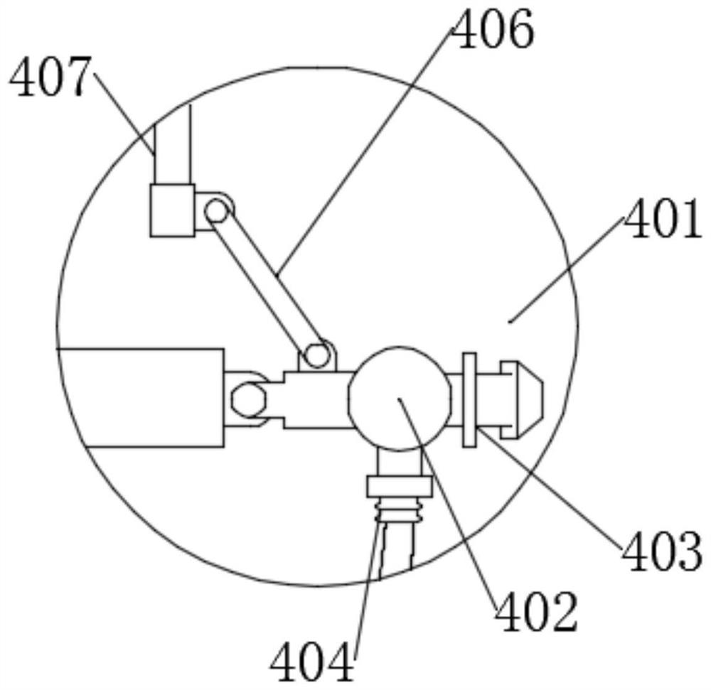 Water and fertilizer integrated irrigation device for agricultural planting