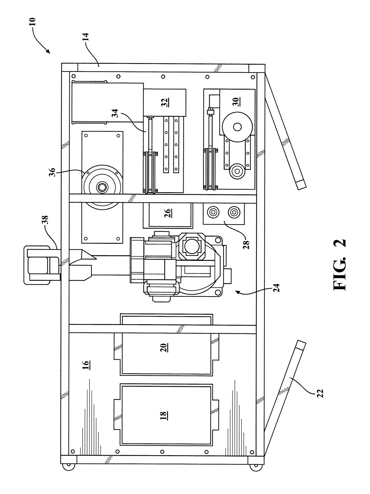 Flexible automation cell for performing secondary operations in concert with a machining center and roll check operations