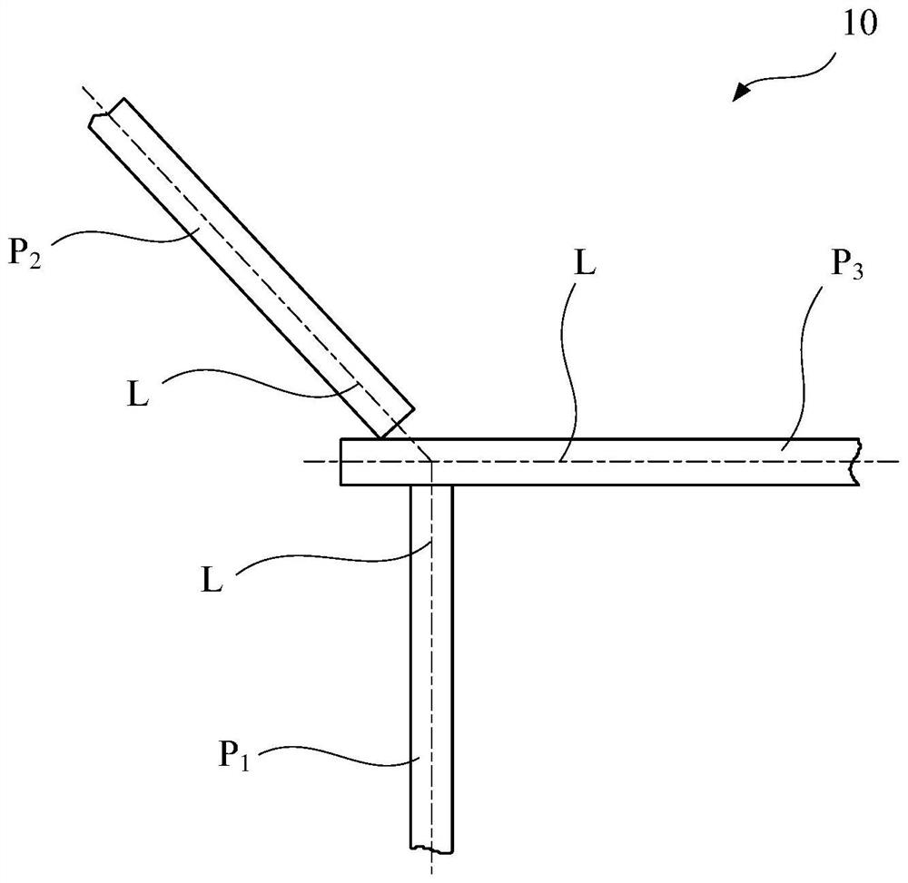 Node deviation measuring instrument, manufacturing method thereof and method for measuring node deviation