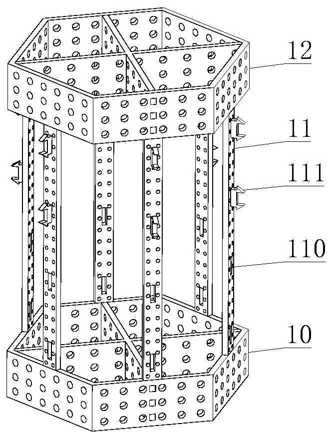 Modular artificial fish spawning nest system and installation method thereof