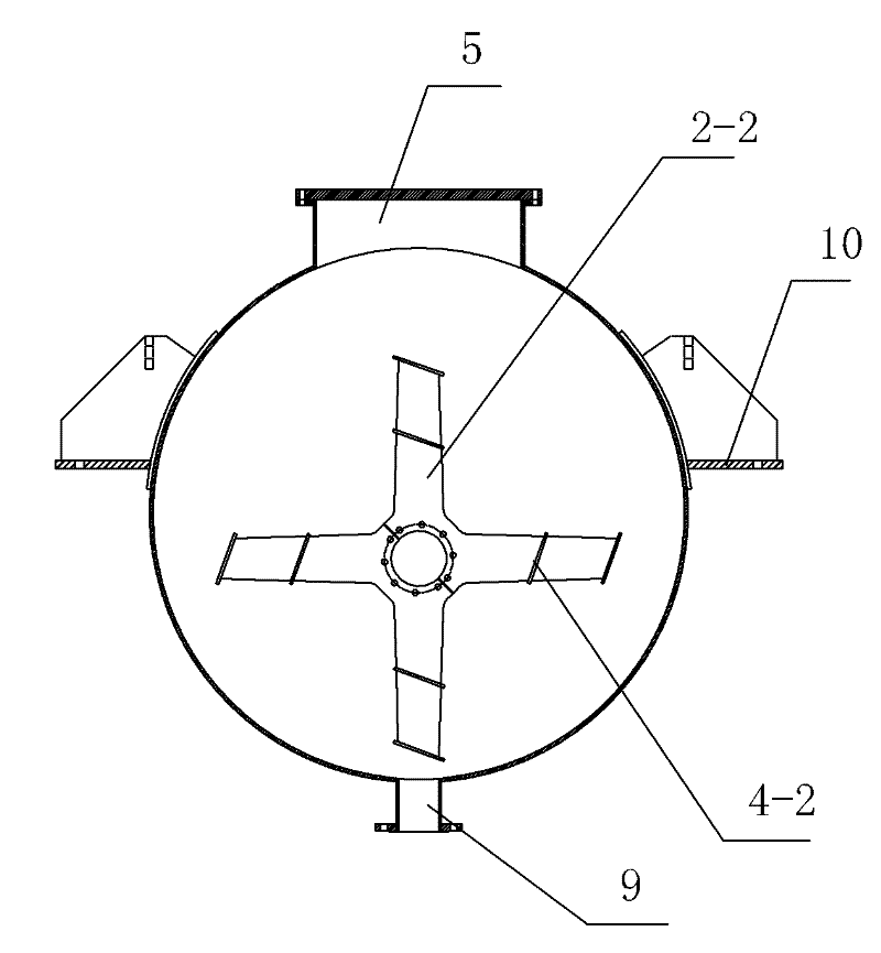Continuous mixing reaction device