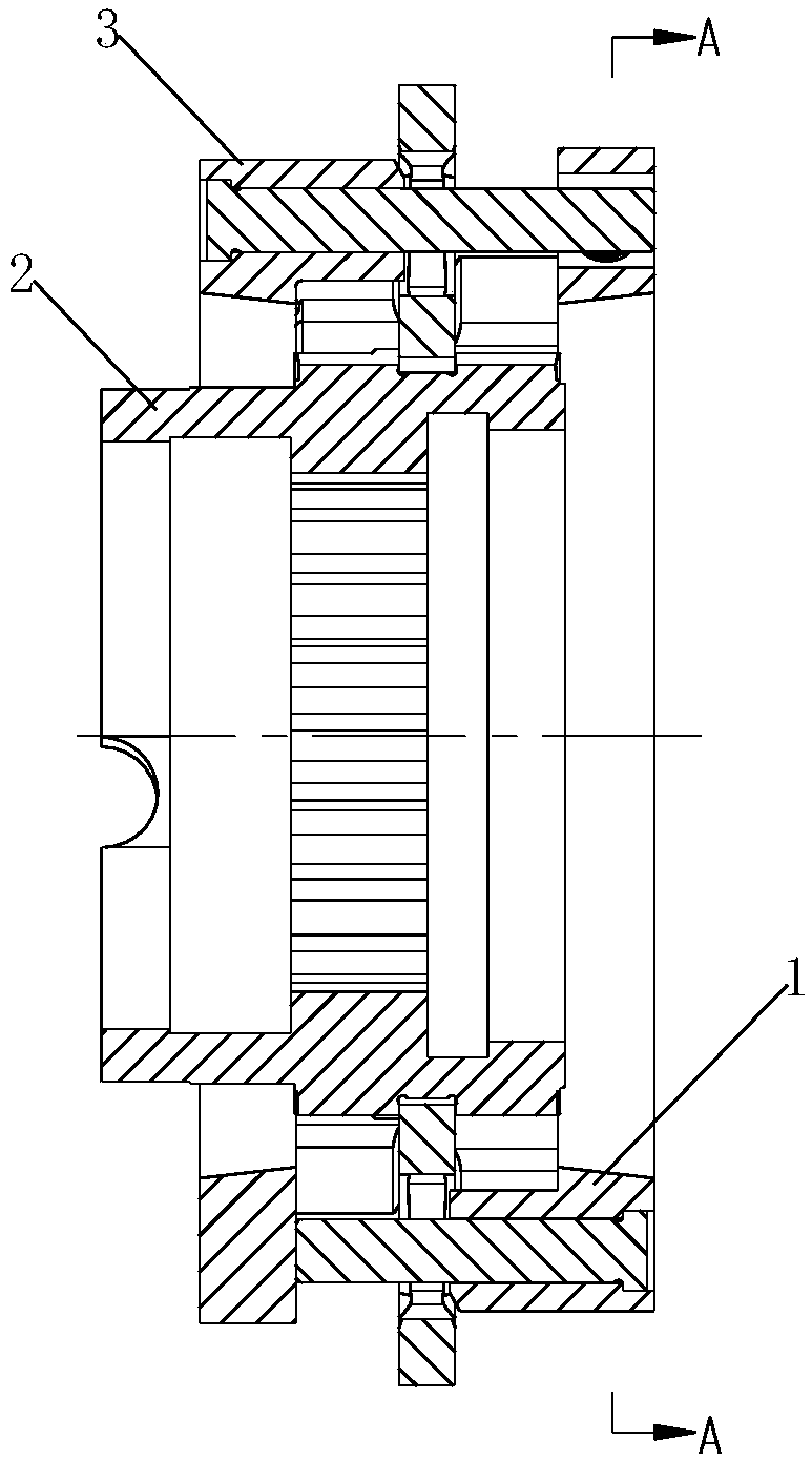 Lock pin type synchronizer