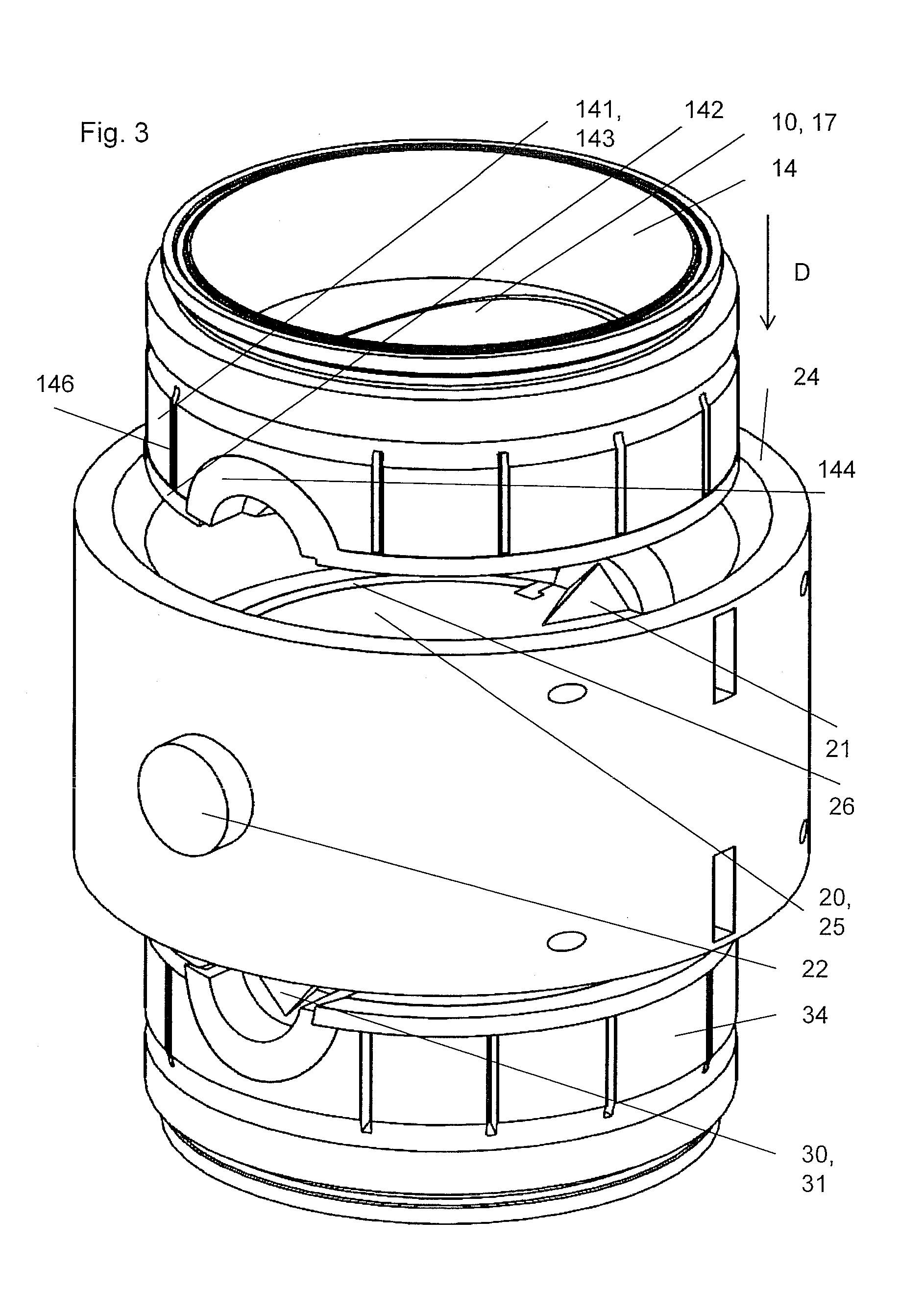 Passive valve for multivalve devices and a multivalve device, in particular having such a passive valve