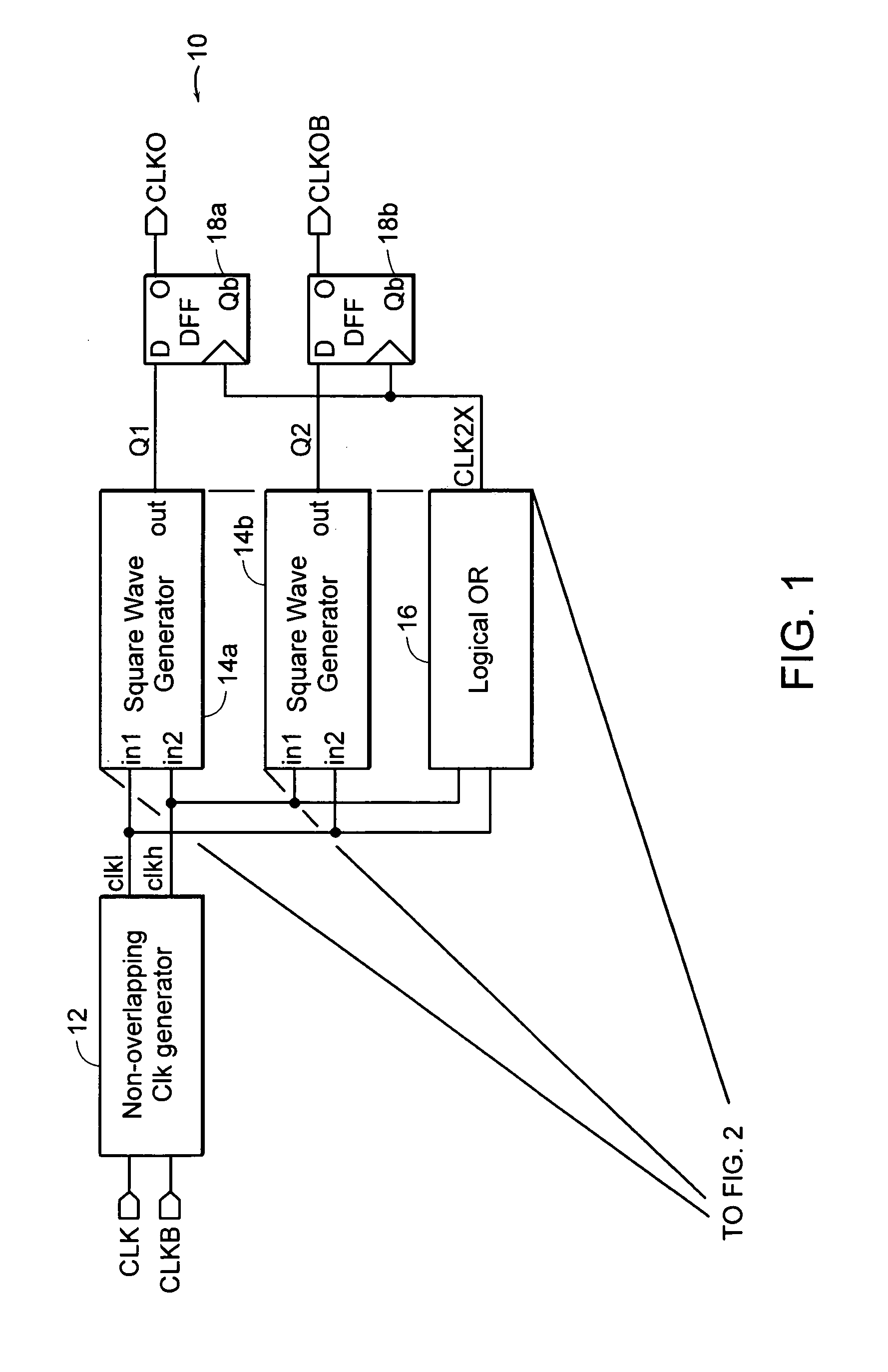 System and method for reducing skew in complementary signals that can be used to synchronously clock a double data rate output